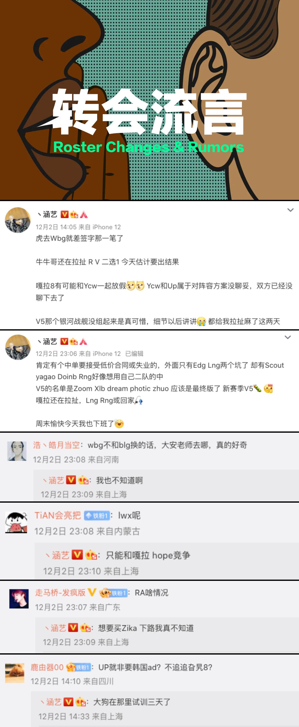 2022LOL冬季转会6言：V5阵容基本定了，gala和cryin恐失业？2022英雄联盟冬季转会已