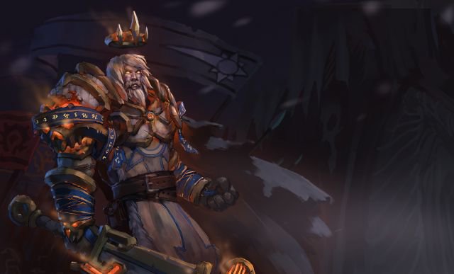 玩家原创画作: 白银之手骑士提里奥弗丁