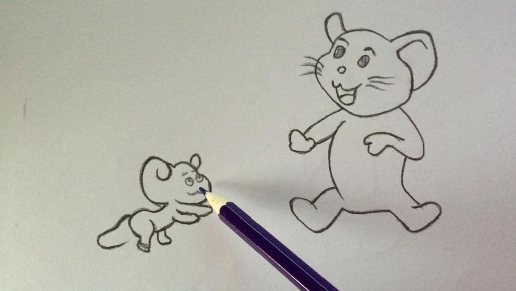 老鼠画猫钢琴简谱图片