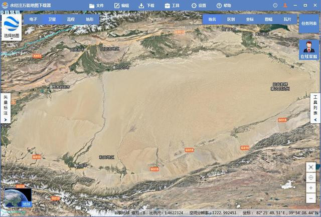 用卫星地图告诉你新疆到底有多大