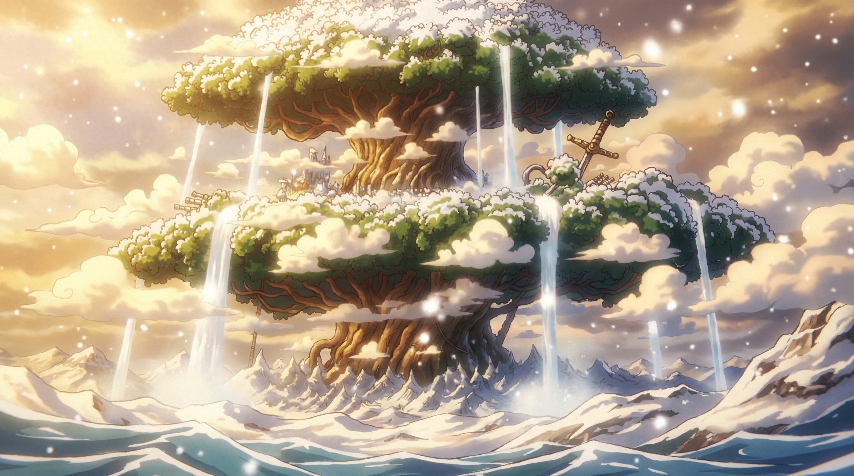 海贼王1171, 黑胡子和香克斯来到巨人岛, 战斗爆发! 洛基重创乔巴