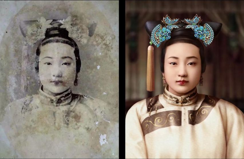 老照片告诉你, 有些妃子颜值不输女明星_zzd_学生时代