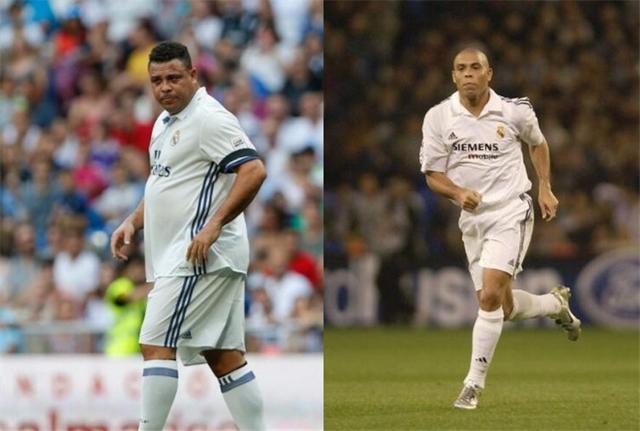 大罗身材严重变形变"肥罗" 尽管如此全场球迷依然向昔日外星人致敬