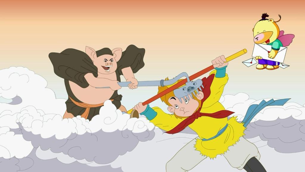 幸亏哪吒来了 打开 小笨熊讲名著—西游记之高老庄收猪八戒