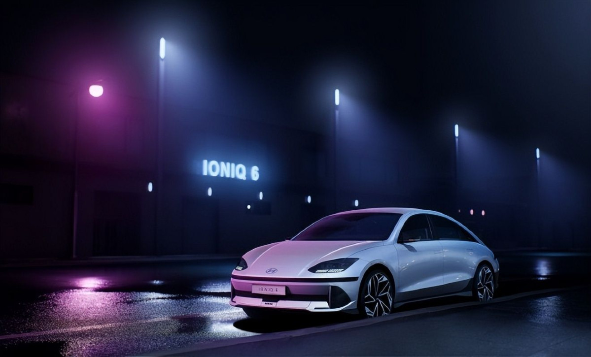 將於下月全球首秀 現代汽車發布第二款ioniqq6車型外觀 信息峰