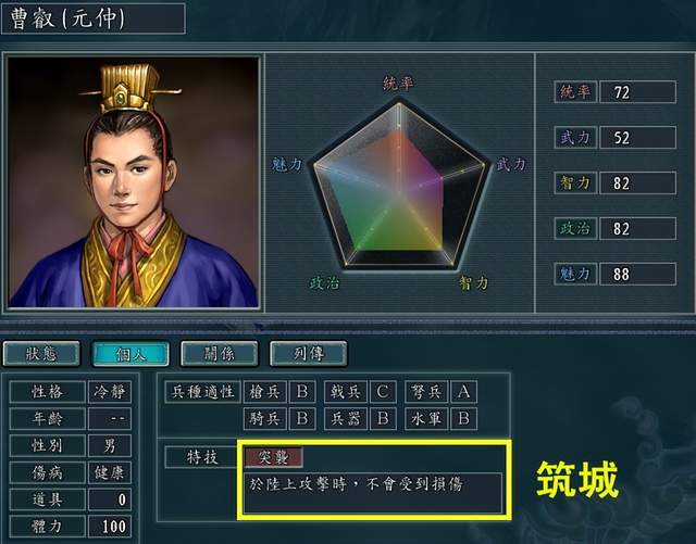 三国志11: 那些莫名其妙得到特技的角色们, 既有凭据也靠坑爹上位