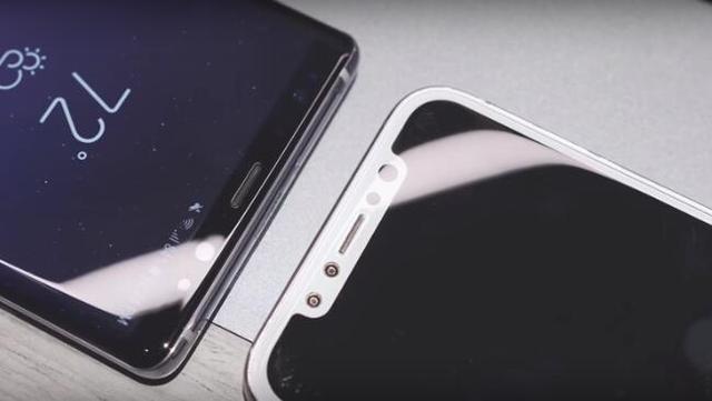 三星Note 8和iPhone 8样机对比!