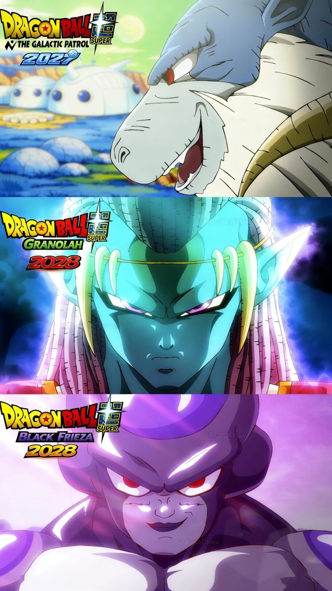 一口气看完《龙珠超》未来3年新动画, 黑金弗利萨果然是压轴戏