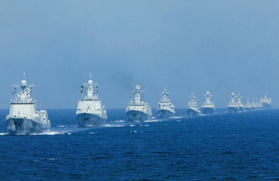 2017年中国海军下饺子, 但服役吨位却在这个国