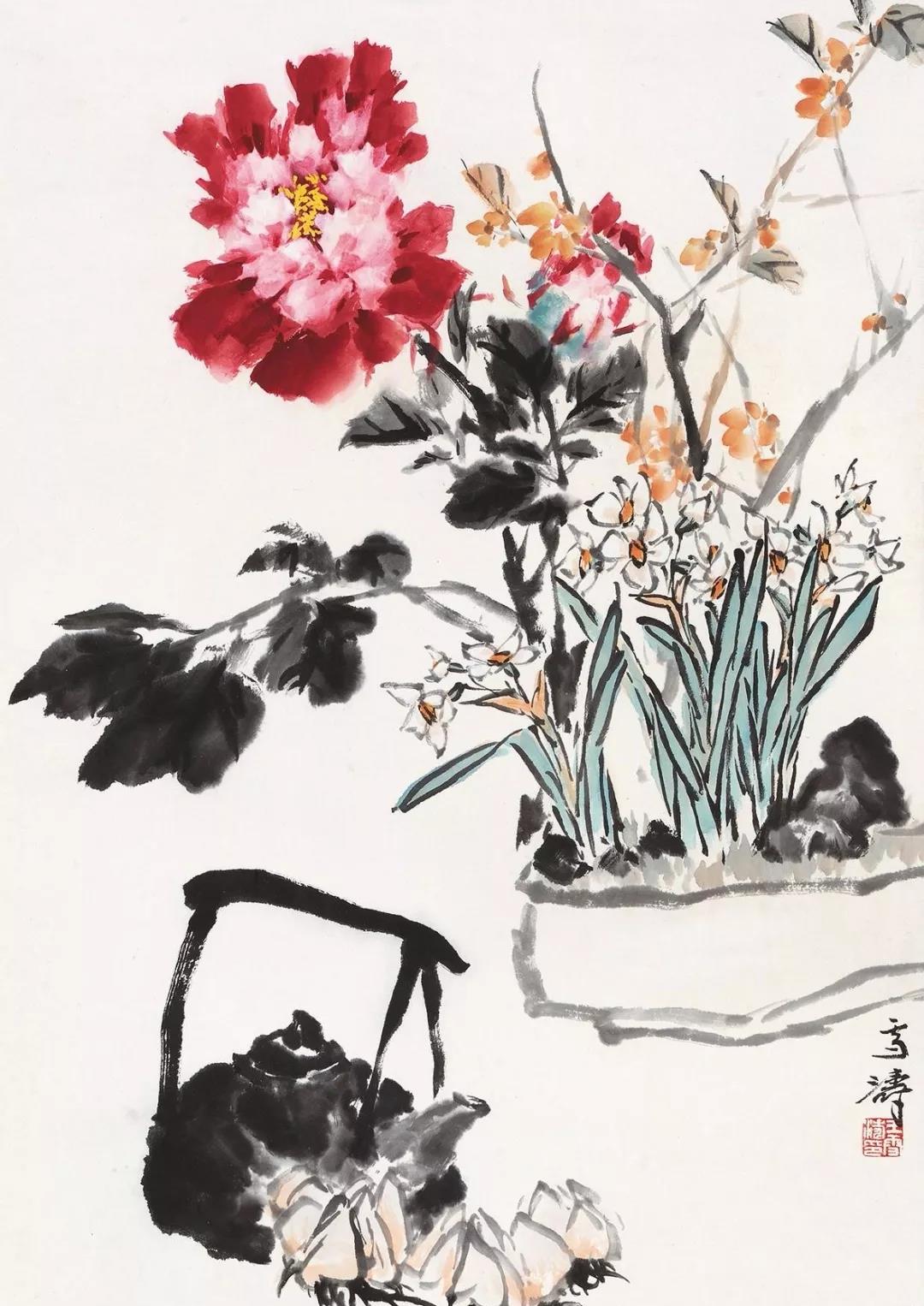 王雪涛小写意花鸟画: 细致入微, 情趣盎然_zzd_学生时代