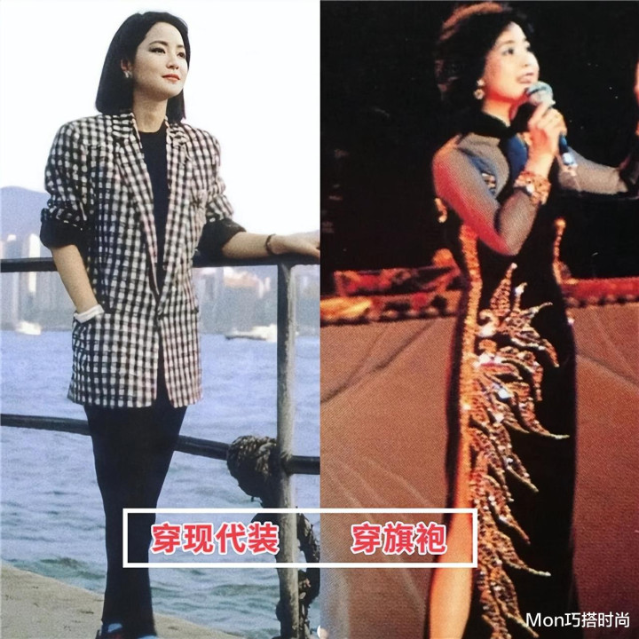 看完邓丽君的“旗袍秀”, 才明白这是骨子带的优雅, 每一套都高级(老明星名单大全)