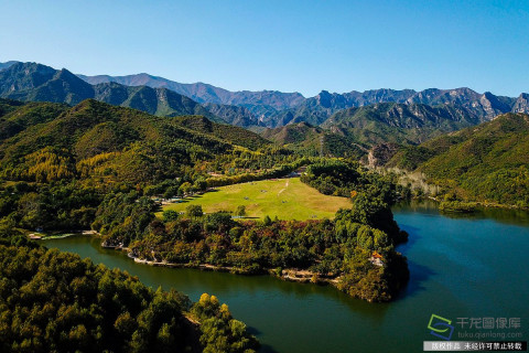 玉渡山全景