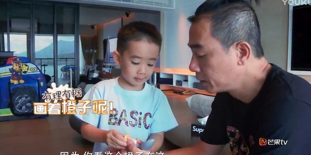 爸爸去哪儿: 性格应采儿, 外貌陈小春, 神似小鱼儿! 英语比我好!