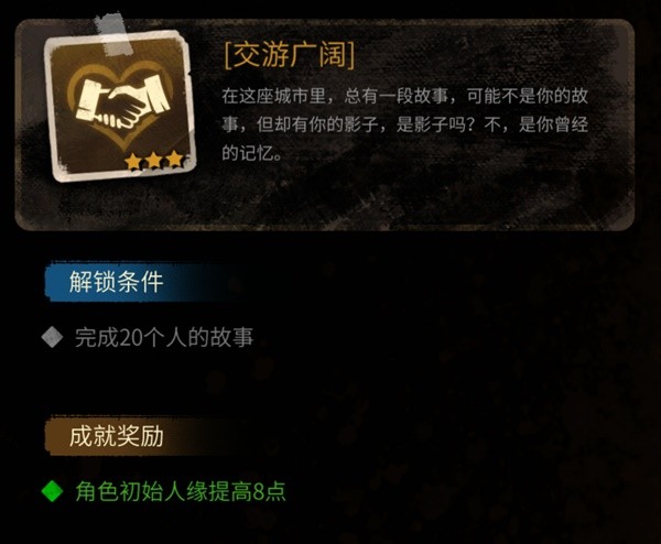 《大多数》人物故事解锁指南