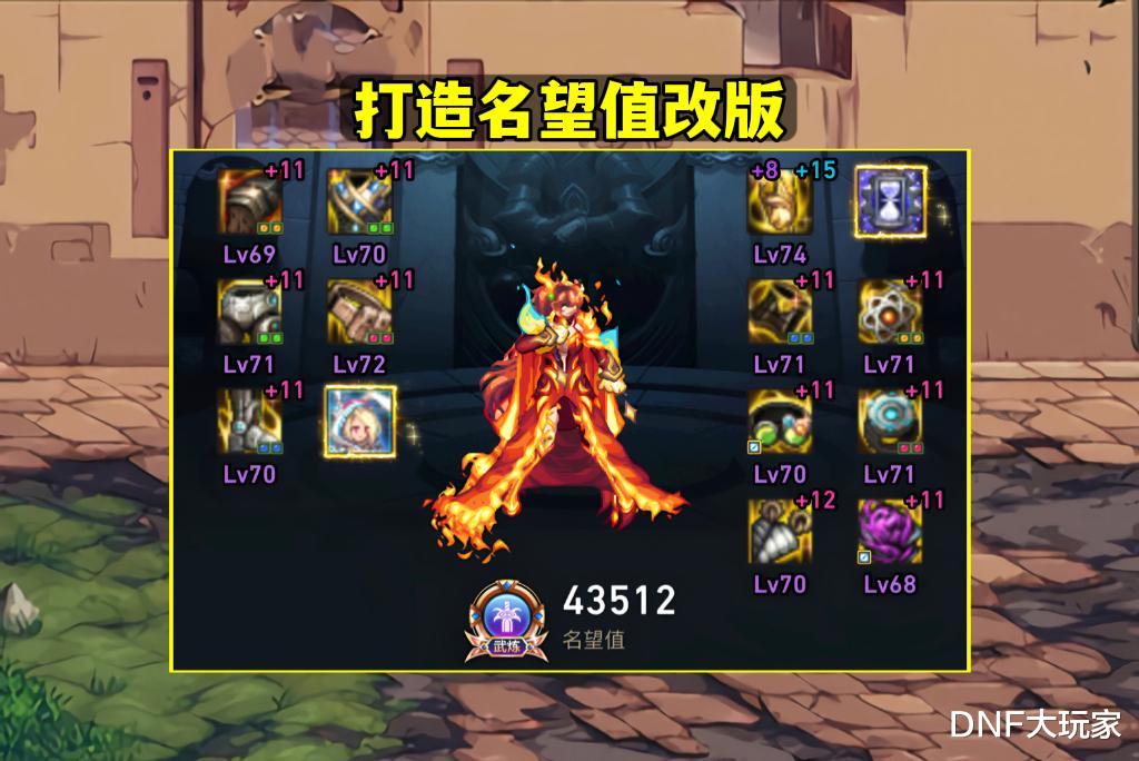 DNF: 旭旭宝宝被超越! 神秘玩家出现, 名望值高达49019