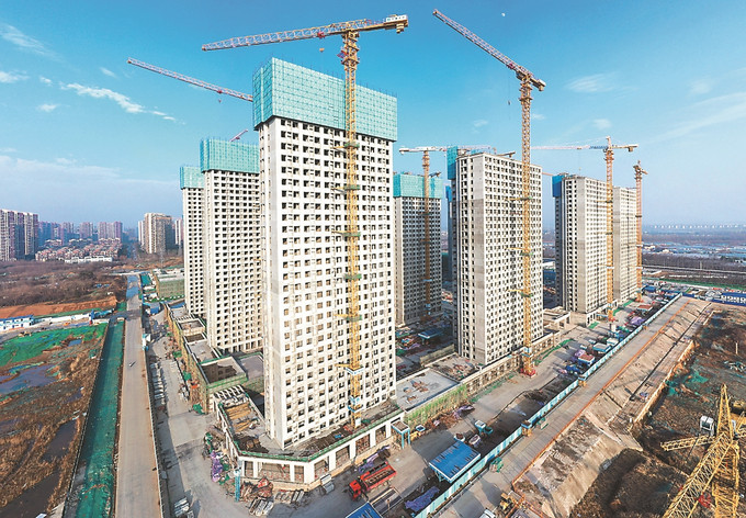 《南京绿洲保障房项目E地块全面封顶》