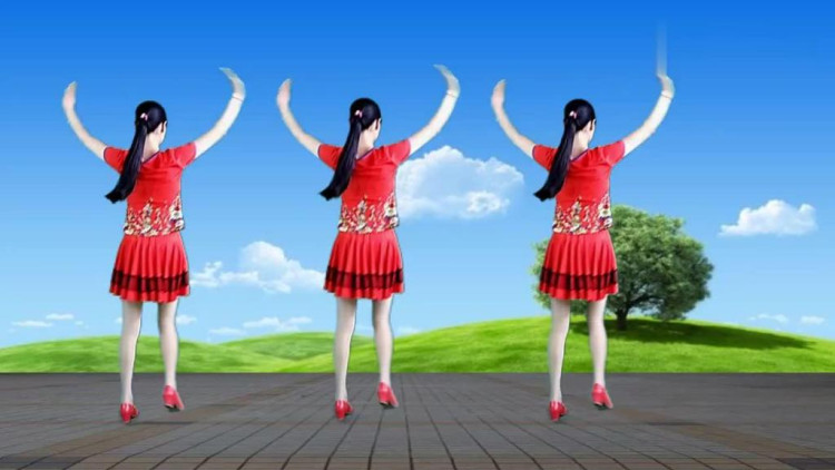 32步广场舞《等你等了那么久》正反面附口令