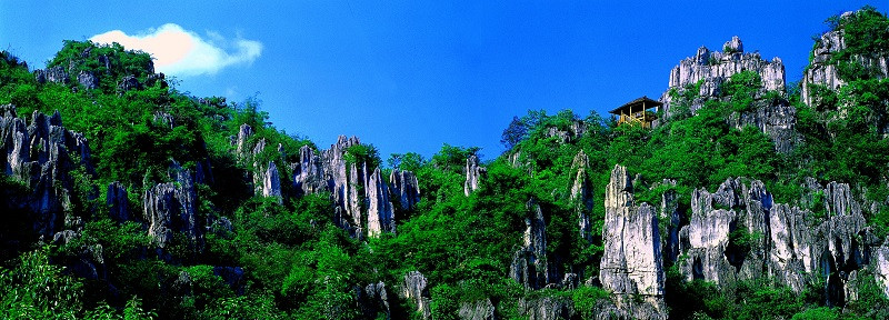 [大美四川花开月正圆]四川一路向南:兴文石海,k王山风景独好