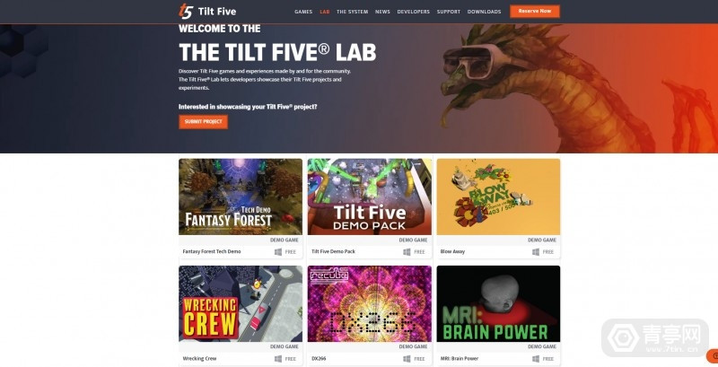 Tilt Five推AR游戏官方展示区The Lab，目前有7款应用