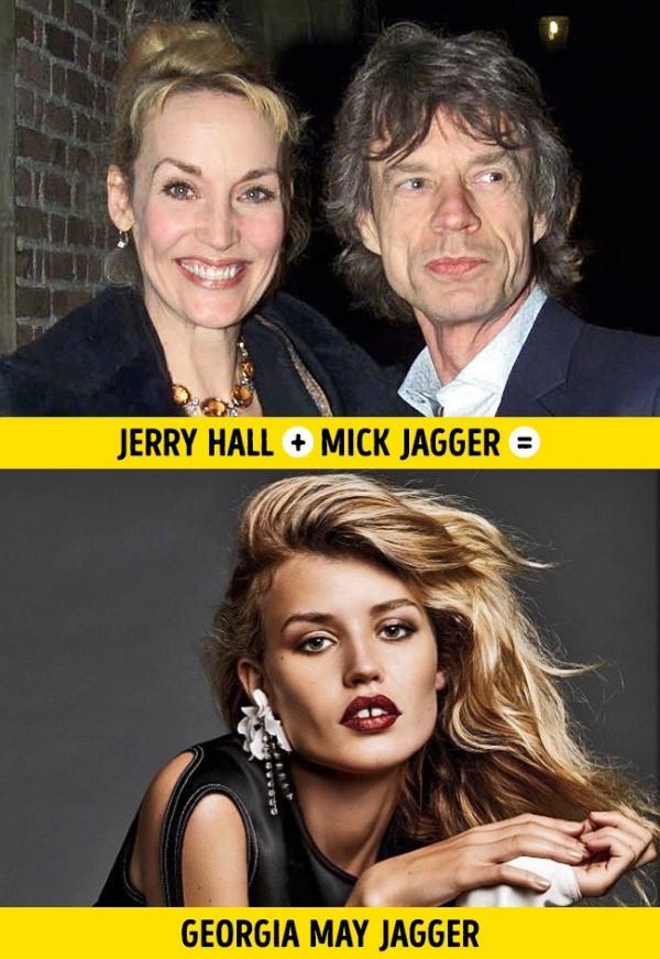 ▼瑞莉·霍尔(jerry hall 跟米克·贾格尔(mick jagger 的女儿根本