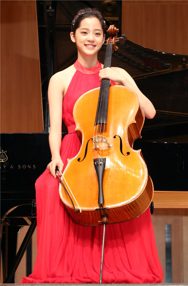 当大提琴成为生命的一部分, 享受音乐便是她最大的快乐.
