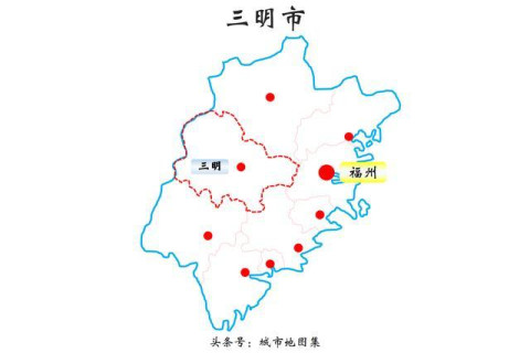 沒錯,今天小編分享的這個城市就是福建省的下轄地級市,三明.