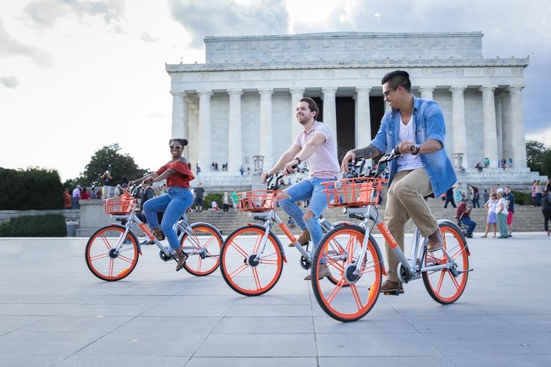 摩拜单车率先进入美国首都华盛顿 180城1.5亿用户遍布全球