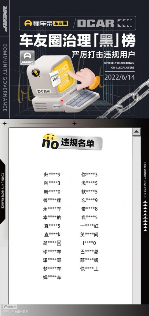 用戶成為 反水官 懂車帝零容忍治理車友圈水軍 信息峰