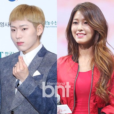 韩星zico雪炫约会被拍 双方公司承认恋情