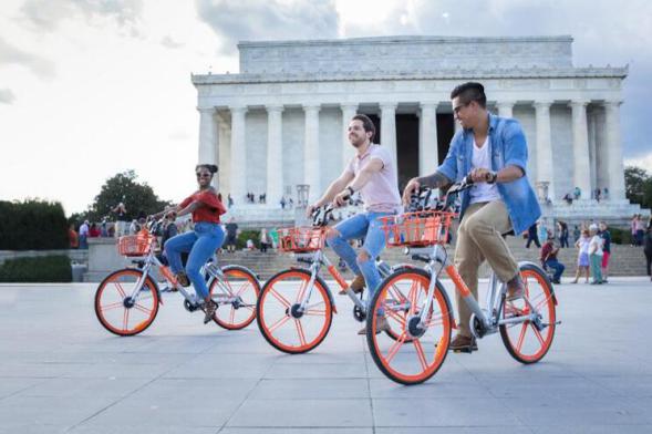 摩拜单车登陆美国华盛顿 国际化扩张取得新进展