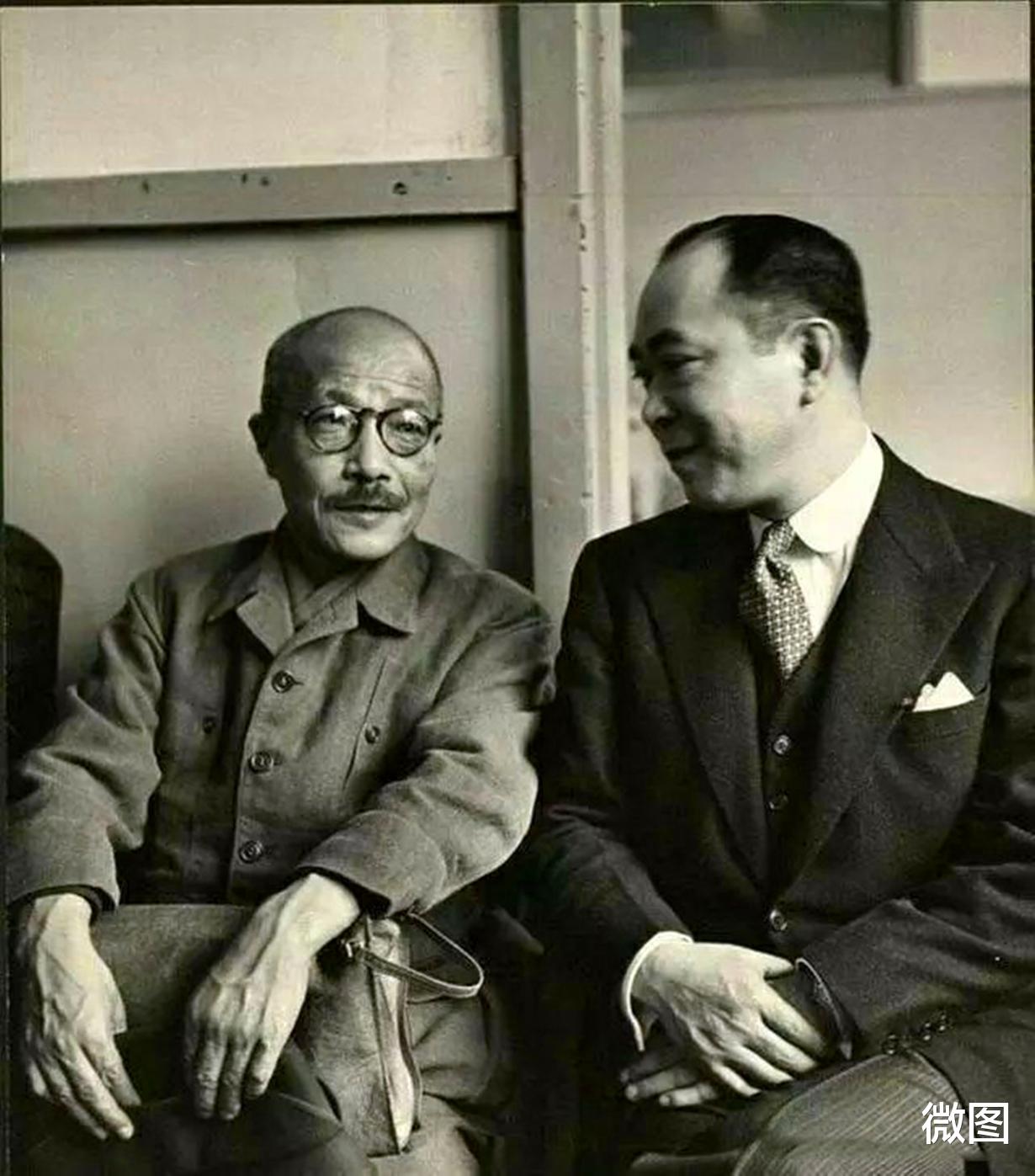 山冈(右),是第二代日裔美国人,而他主辩护人却是日本法学博士清濑一郎