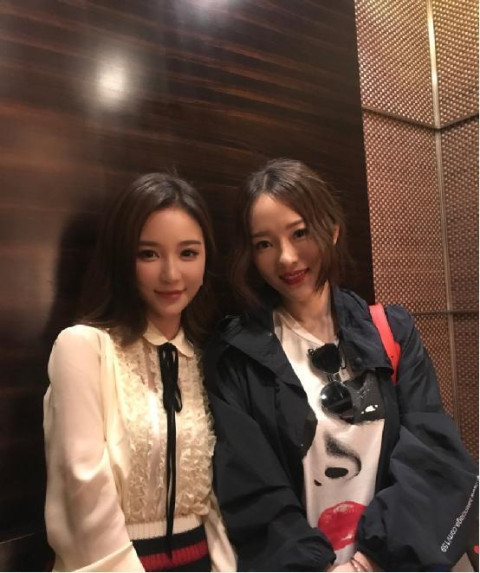 雪莉挺孕肚走红毯脸变圆 长裙暴露了她真实身高